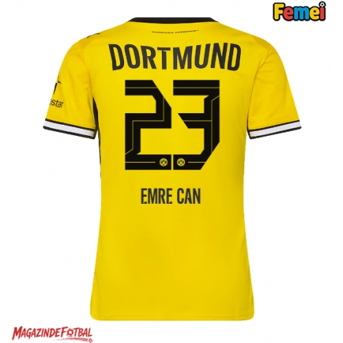 Borussia Dortmund Emre Can #23 Tricou Fotbal Replică 2026-27 Femei Acasa Borussia Dortmund Emre Can #23 Tricou Fotbal Replică 2026-27 Femei Acasa